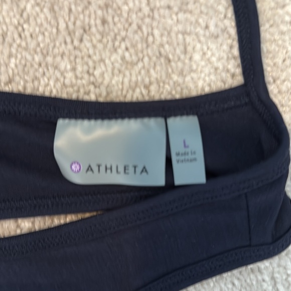 Athleta L tank and floral leggings set - Picture 8 of 10